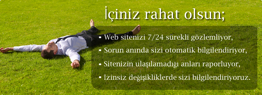 İçiniz rahat olsun